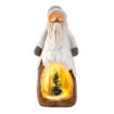 Picture of SANTA WITH LIGHTED TREE 27CM